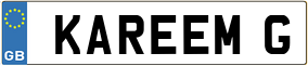 Truck License Plate